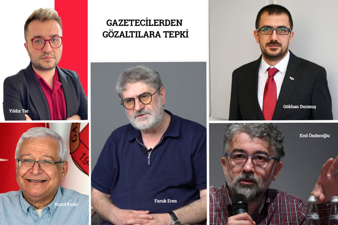 Meslek örgütleri gözaltına alınan gazetecilerin serbest bırakılmasını istedi