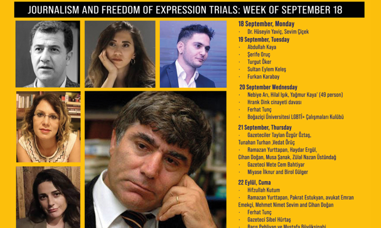 Journalism and freedom of expression trials: Week of September 18