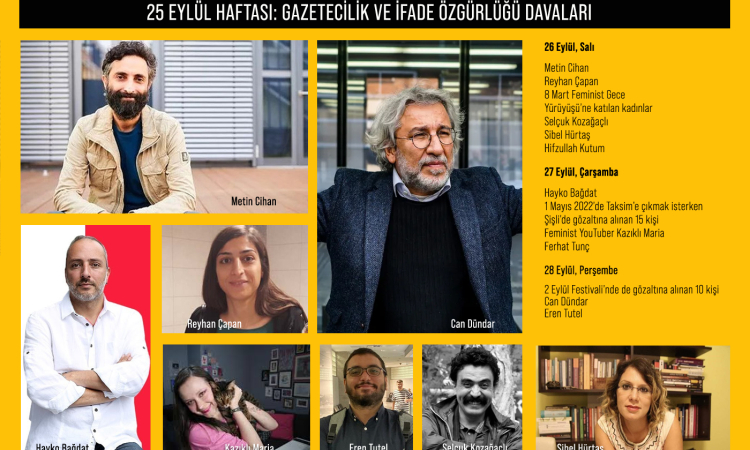 25 Eylül Haftası: Gazetecilik ve ifade özgürlüğü davaları