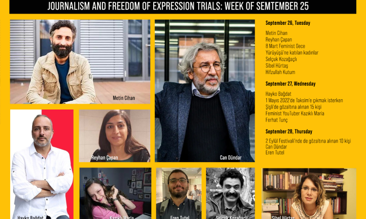 Journalism and freedom of expression trials: Week of September 25th