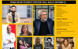 Journalism and freedom of expression trials: Week of September 25th