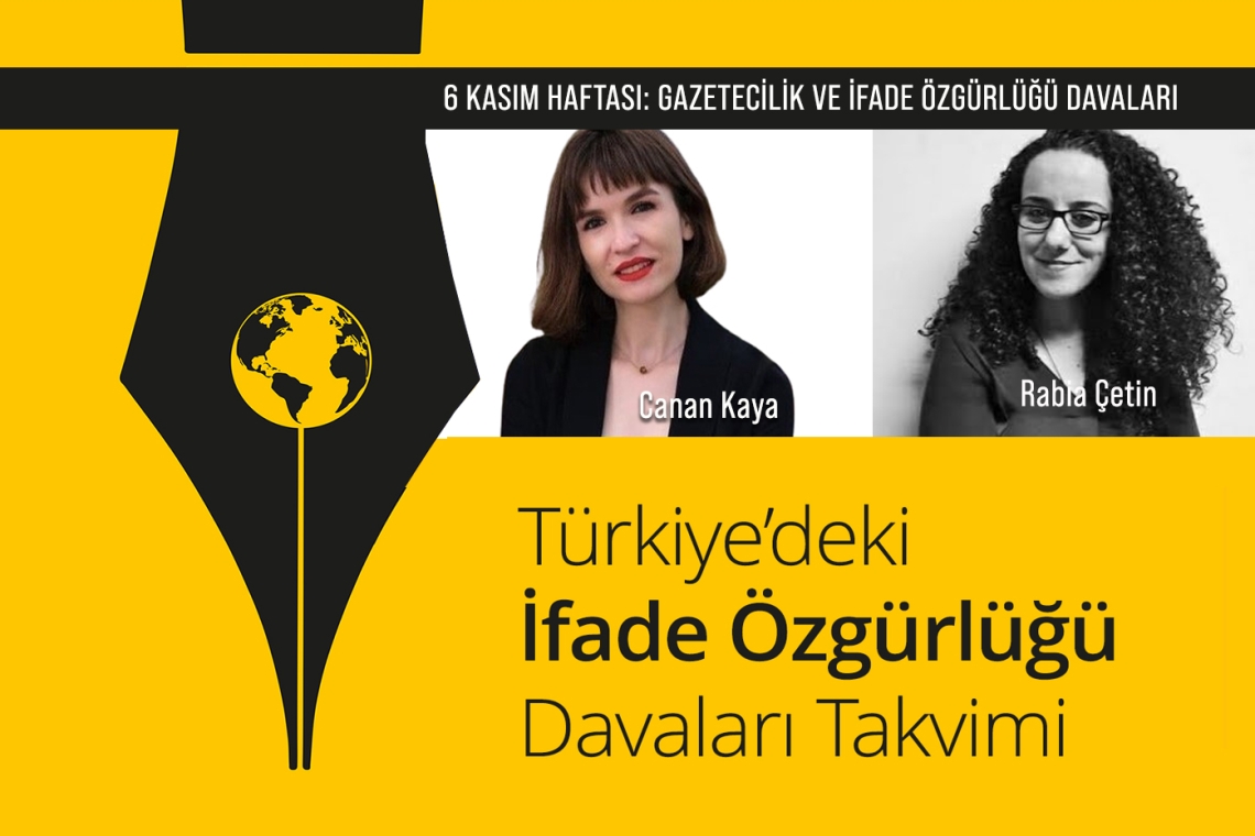 6 Kasım Haftası: Gazetecilik ve ifade özgürlüğü davaları