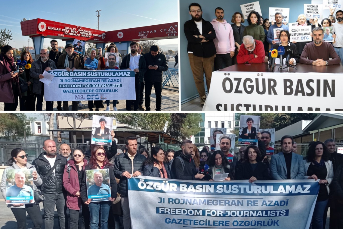 Tutuklu gazeteciler için çağrı: ‘Bir an önce tahliye istiyoruz’