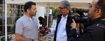 Mobile Press House in the earthquake zone makes journalists