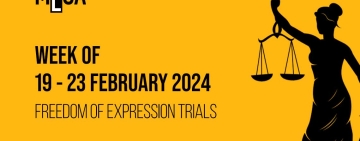 Week of February 19: Journalism and freedom of expression trials