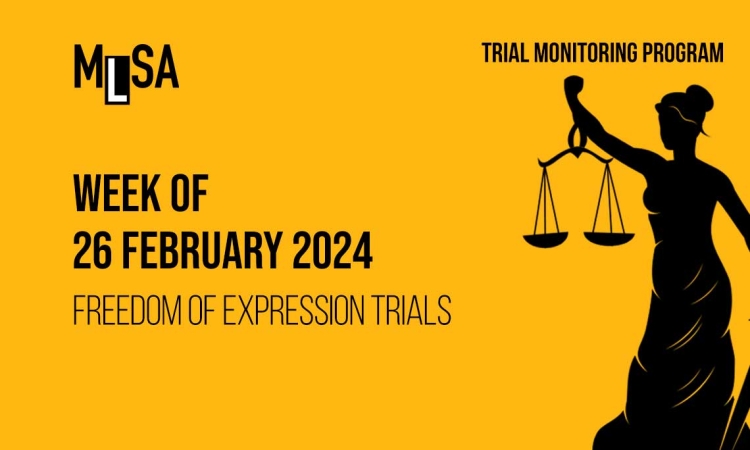 Week of February 26: Journalism and freedom of expression trials