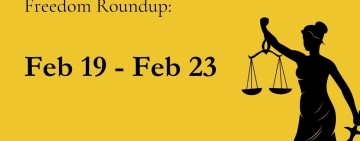 Weekly press freedom roundup: Highlights from Feb 19 - 23