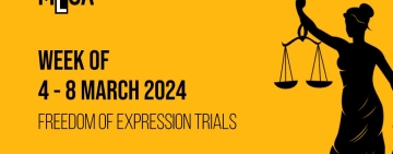 Week of March 4th: Journalism and freedom of expression trials