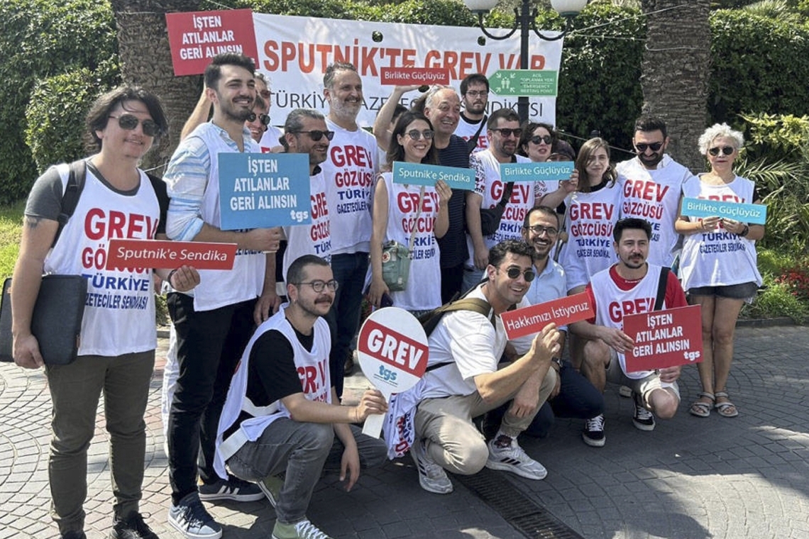 Fired Sputnik Turkey employees announce new phase: Picket ends but strike continues