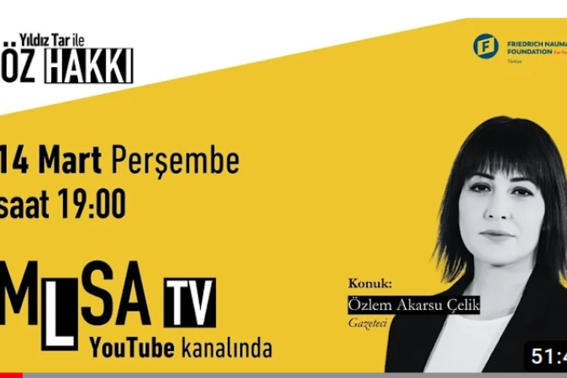 Söz Hakkı’nda geçen hafta: Özlem Akarsu Çelik ile gazeteciliğe dair