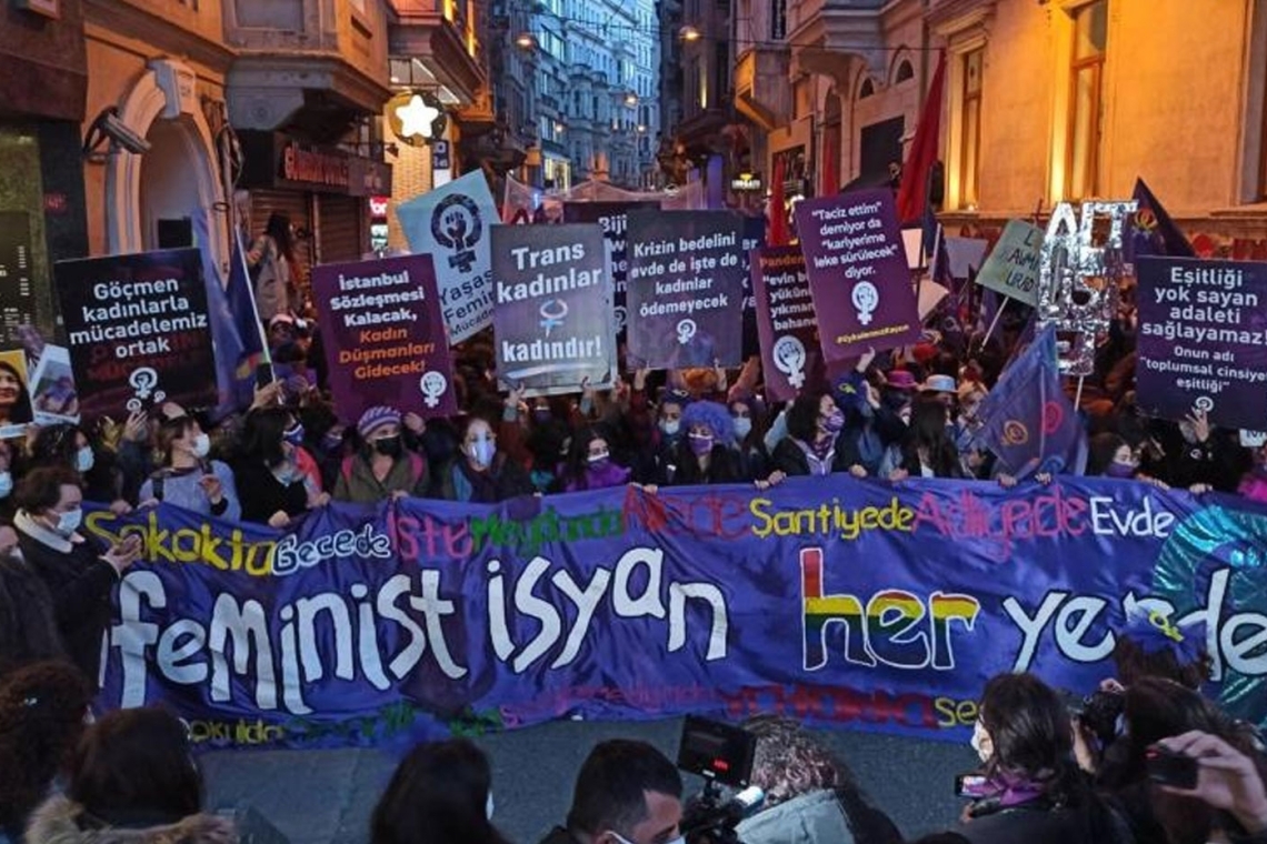 Istanbul Regional Court rules ban on Feminist Night March disproportionate and excessive