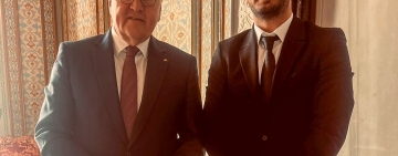 MLSA Co-Director Veysel Ok met with German President Steinmeier