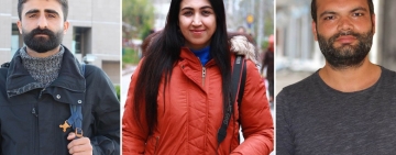 Three journalists released with travel restrictions after 24 days in detention