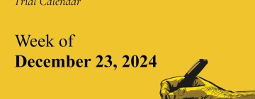  December 23 Week: Journalism and Freedom of Expression Trials