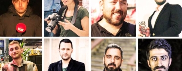 Eylemleri takip eden yedi gazeteci önce serbest bırakıldı ardından tutuklandı