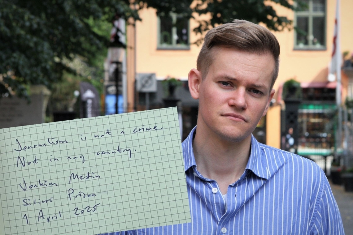    Swedish journalist detained in Istanbul says ‘journalism is not a crime in any country’