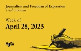 Journalism and freedom of expression trials of the week of April 28