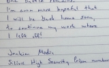 Joakim Medin sends handwritten message from prison after partial court victory: 'One war won, one remains'