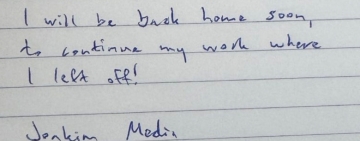 Joakim Medin sends handwritten message from prison after partial court victory: 'One war won, one remains'