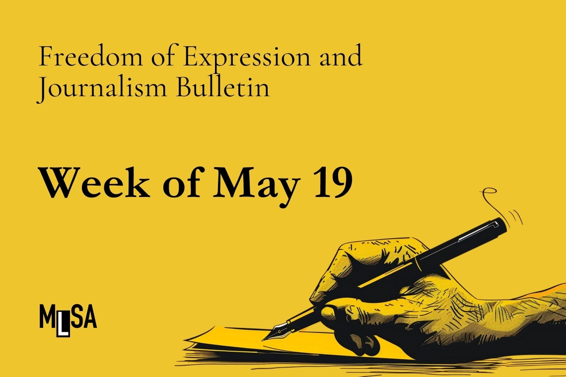 May 19 Week Freedom of Expression Trials Bulletin