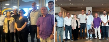 MLSA ve basın meslek kuruluşlarından Sözcü TV ve Halk TV'ye dayanışma ziyareti