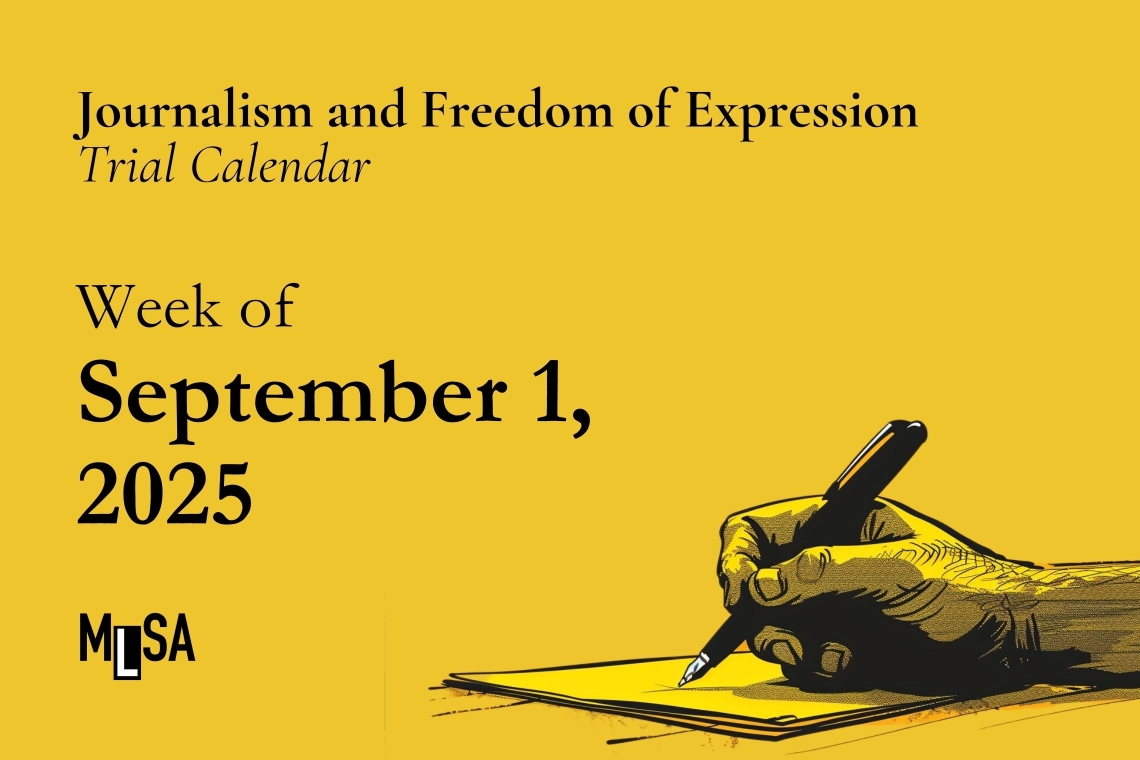 Free expression trial calendar for the week of September 1