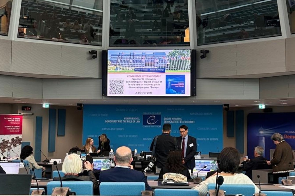 Avrupa Konseyi tarafından düzenlenen “Sivil Alan ve Demokratik Yenilenme” konferansı Strasbourg’da gerçekleştirildi