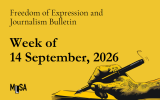 Journalism and Freedom of Expression Bulletin – Week of Sept. 14, 2026